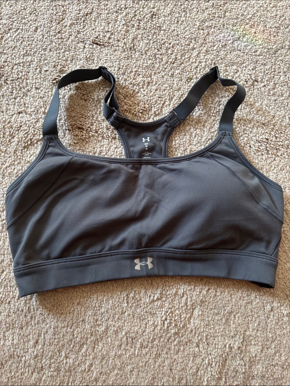 Under Armour Women’s Grey Sports Bra - Medium Support